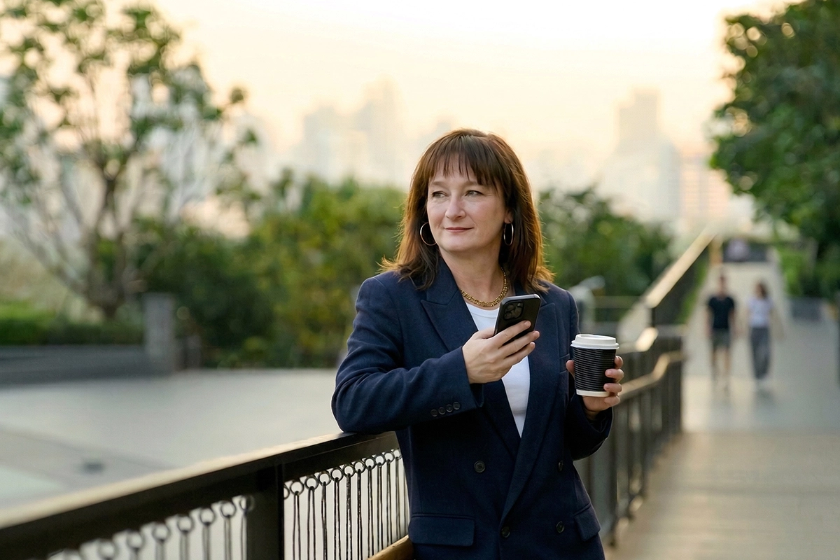 Leann Bridge Coffee Audiology practice owner searching for business consulting help